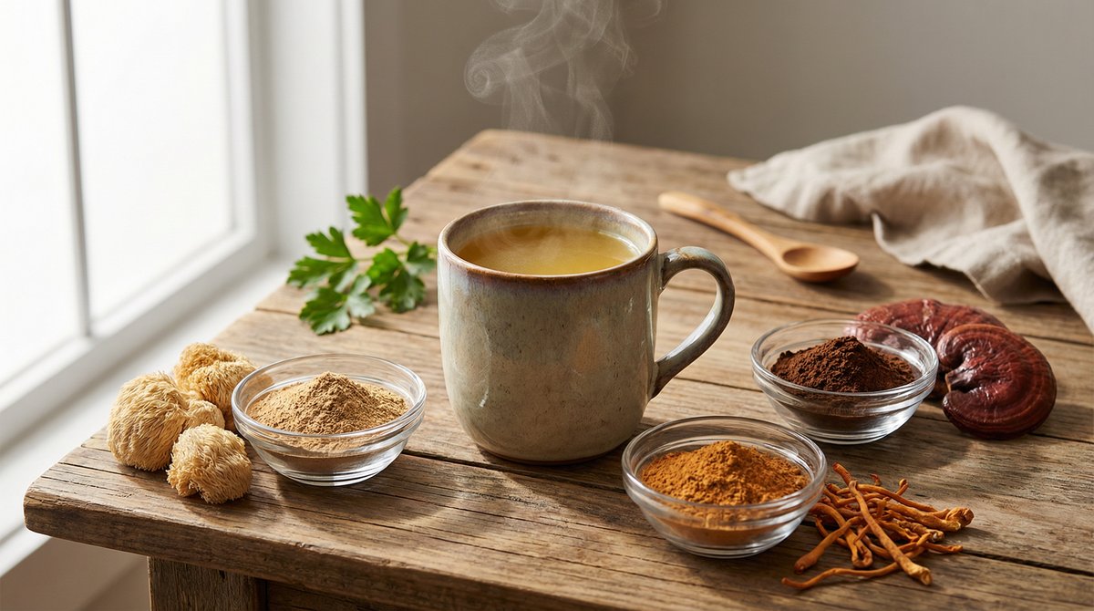 Bone Broth & Adaptogenen: Wellness Brews 2026