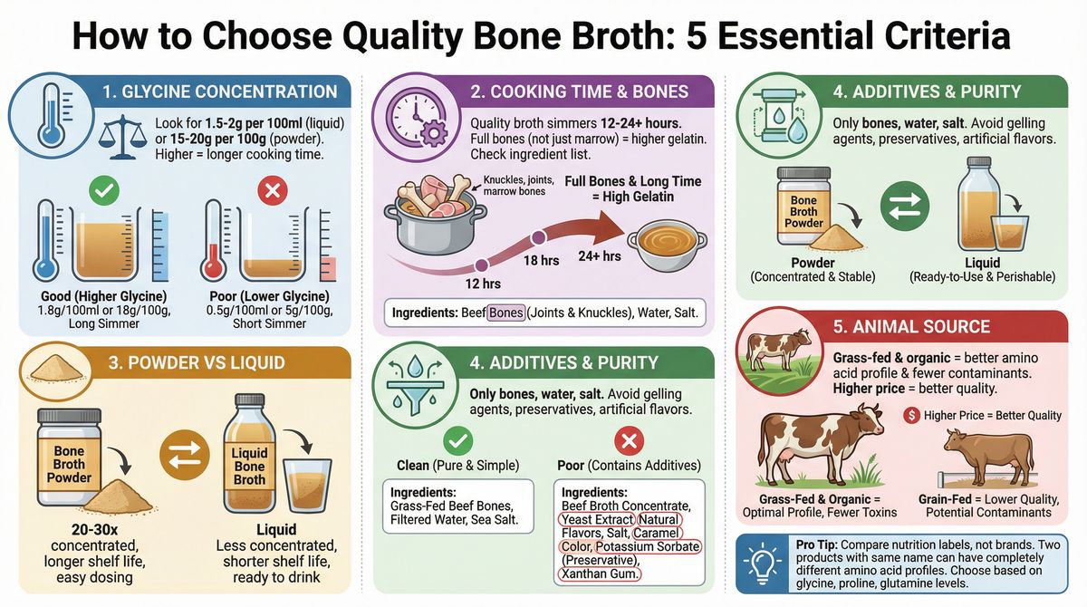 Hoe kies je kwaliteit bone broth - 5 essentiële criteria