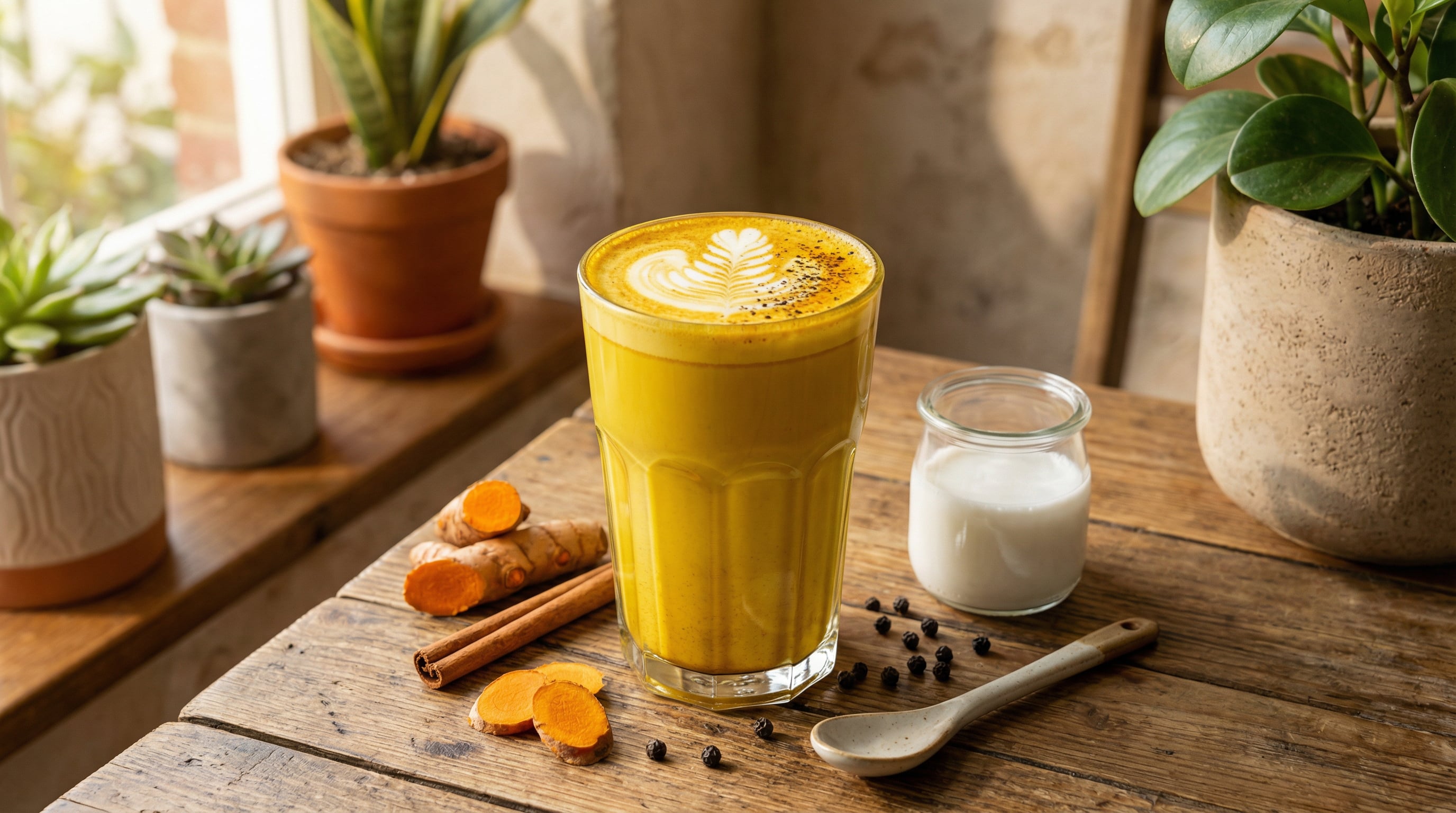 De Gouden Ochtend Boost (Turmeric Latte)